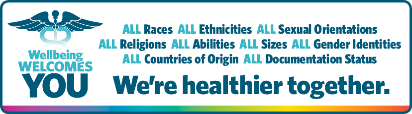 ALL Races  ALL Ethnicities  ALL Sexual Orientations ALL Religions  ALLAbilities  ALLSizes  ALLGender Identities ALLCountries of Origin  ALL Documentation Status We’re healthier together.